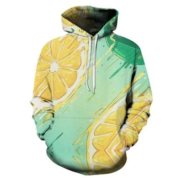 Lemon 3D Sweatshirt Hoodie Pullover