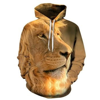 Loving Life Lion 3D - Sweatshirt, Hoodie, Pullover