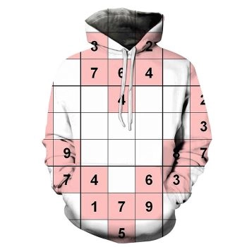 Sudoku Heart 3D - Sweatshirt, Hoodie, Pullover