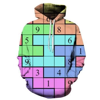 Vibrant Sudoku 3D - Sweatshirt, Hoodie, Pullover