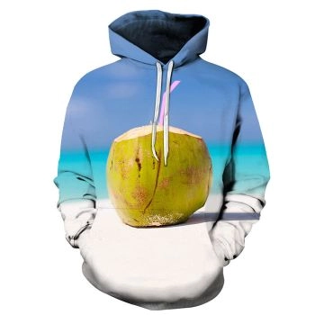 Tropical Coconut 3D - Sweatshirt, Hoodie, Pullover