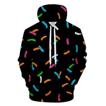 3D Colorful Sprinkle Hoodie