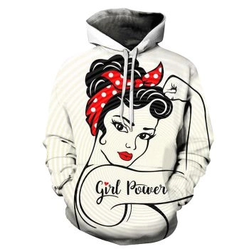 Fight Ready Girl Power 3D - Sweatshirt, Hoodie, Pullover