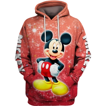 Red Mickey Mouse Hoodie