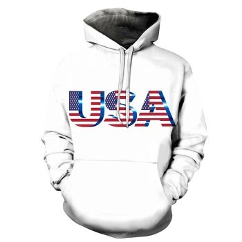 USA logo 3D - Sweatshirt, Hoodie, Pullover
