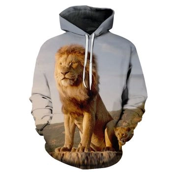 3D Simba, The Lion King - Hoodie, Sweatshirt, Pullover