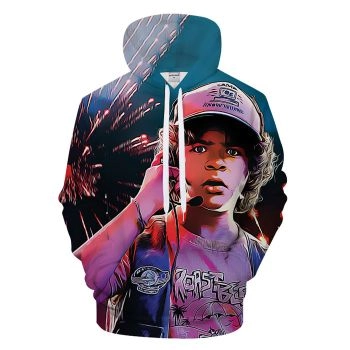 Stranger Things Dustin Print Hoodie