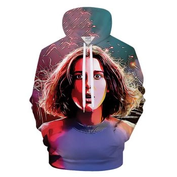 Stranger Things Multi-Color Printed Hoodie