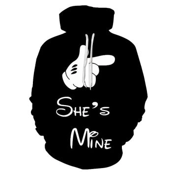 She's Mine 3D Hoodie Sweatshirt, Hoodie, Pullover