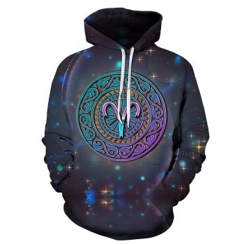 The Vibrant Aries - March 21 to April 20 3D Sweatshirt Hoodie Pullover