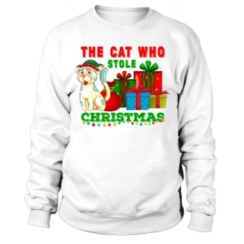 The Cat Who Stole Christmas Sweatshirt