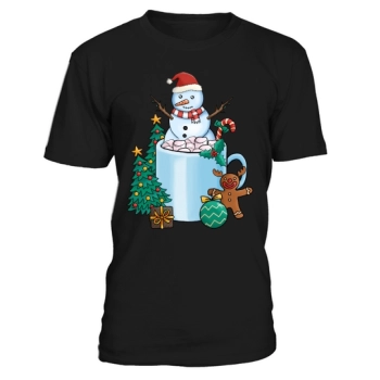 Christmas Hot Drinks Cute Snowman