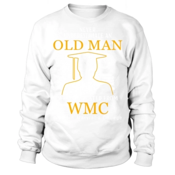 An old man graduated from Western Maryland College Sweatshirt