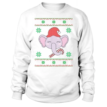 Elephant Ugly Christmas Sweatshirt