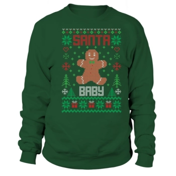 Ugly Christmas Santa Baby Sweatshirt