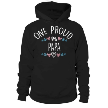 One Pround Papa Trans Pride Hoodies