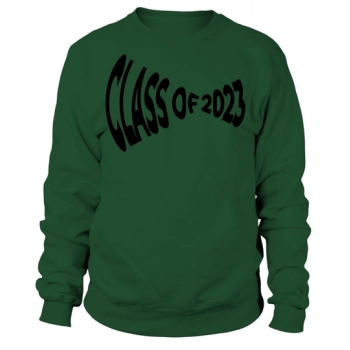 Class Of 2023 Logo Funny Design Black Sweatshirt