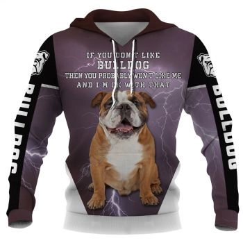 Precious And Gorgeous Purple Dog Pattern Animals Hoodie