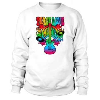 Peace Love Music LGBT Sweatshirt