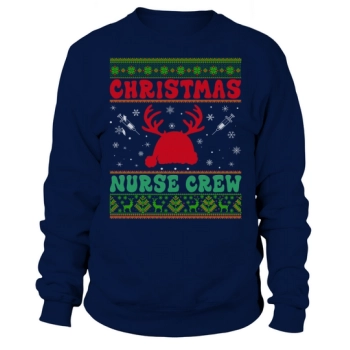 Christmas Nurse Crew Ugly Christmas Sweatshirt