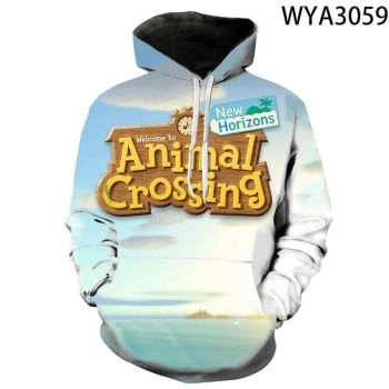 Animal Crossing 3D Printed Hoodies Sweatshirts Hooded Pullover