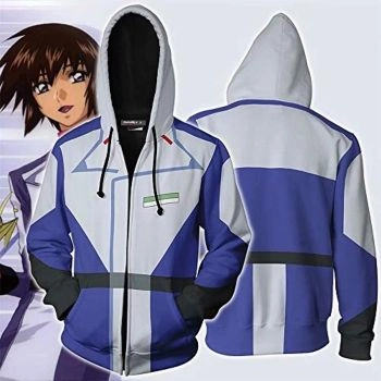 Anime Gundam Jacket &#8211; 3D Print Zip Up Hoodie