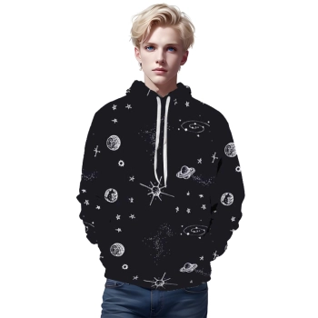 Starry Sky Hoodies Sweatshirt &#8211; 3D Printed Pullover