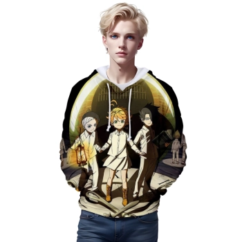 3D Print Hoodies &#8211; Anime The Promised Neverland Sweatshirts
