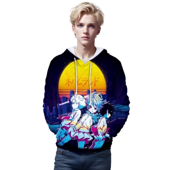 The Promised Neverland Hoodies &#8211; Anime 3D Printed Pullover