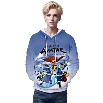Avatar the Last Airbender 3D Hoodies Sweatshirt &#8211; Anime Hooded Casual Coats