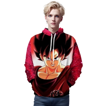 Dragon Ball Red Goku 10x Kaioken Hoodie