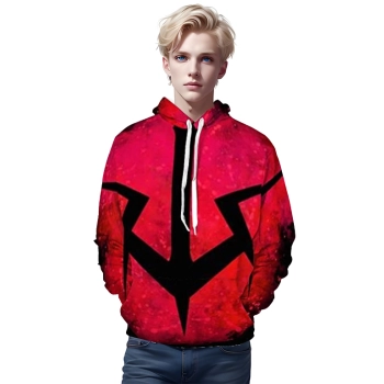 Unisex 3D Full Print Hooded Pullover Sweaters