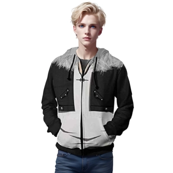 Final Fantasy Hoodie &#8211; 3D Print Long Sleeve Hooded Zipper Jacket