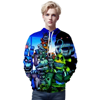 Five Nights at Freddy&#8217;s Hoodies for Kids Teens &#8211; 3D Boys and Girls Pullover Hoodie