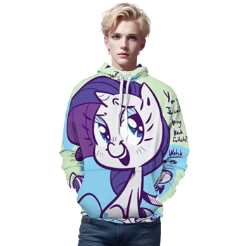 My Little Pony Hoodies &#8211; Rarity Unisex 3D Print Casual Pullover Sweater