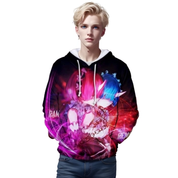 Re:Life In A Different World From Zero 3D Hoodies Sweatshirt Pullover