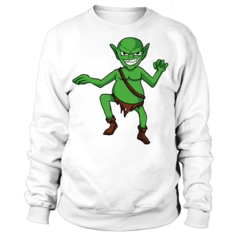 Halloween Cartoon Goblin Sweatshirt