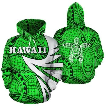 Fashion And Gorgeous Green Turtles Pattern Animals Hoodie