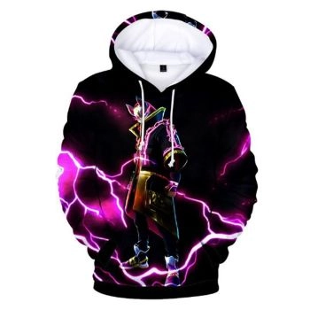 Loose Black  Headshot Pattern Bitcoin Hoodie