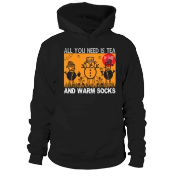 All you need is tea and warm socks Christmas Hoodies