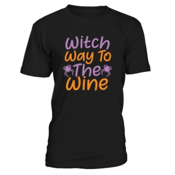 Witch Way to the Wine Halloween Shirt Witch Shirt