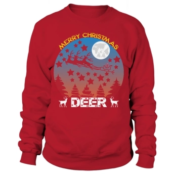 Merry Christmas Deer Sweatshirt