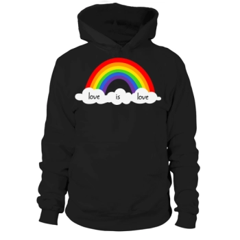 Love Is Love Rainbow LGBT Hoodies