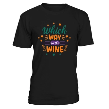 Witch way to the wine shirt party halloween