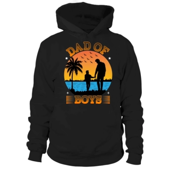 Dad of Boys Father's Day Hoodie