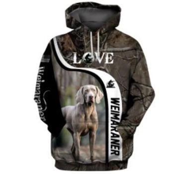 Fashion Black Dog Pattern Animals Hoodie