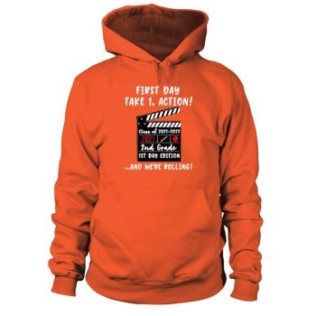 1st day of school 2021 2022 2nd grade back to school meme men hoodies