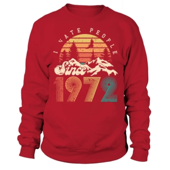 Vintage 1972 50th Birthday Fiftieth Gift Sweatshirt