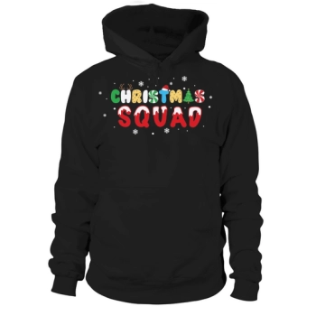 Christmas Squad Family Matching Pajamas Hoodies