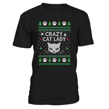 Crazy cat lady ugly Christmas
